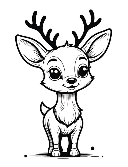 Christmas Cuties Coloring Book