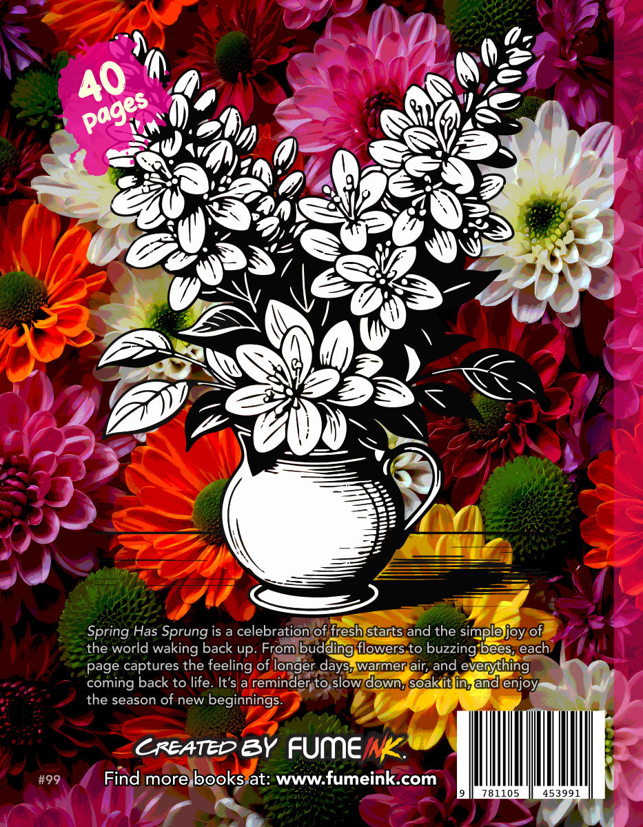 Spring Has Sprung Coloring Book
