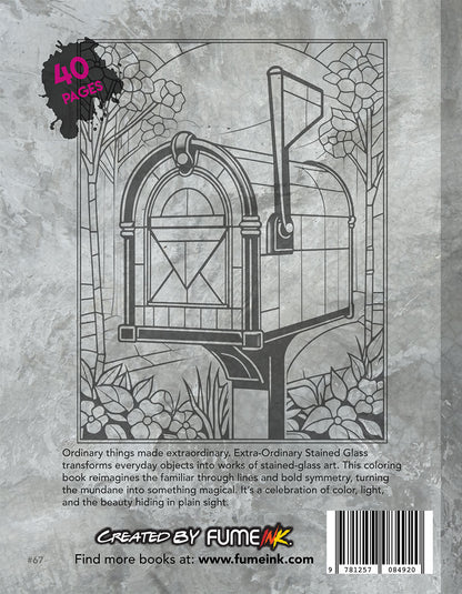 Extra-Ordinary Stained Glass Coloring Book