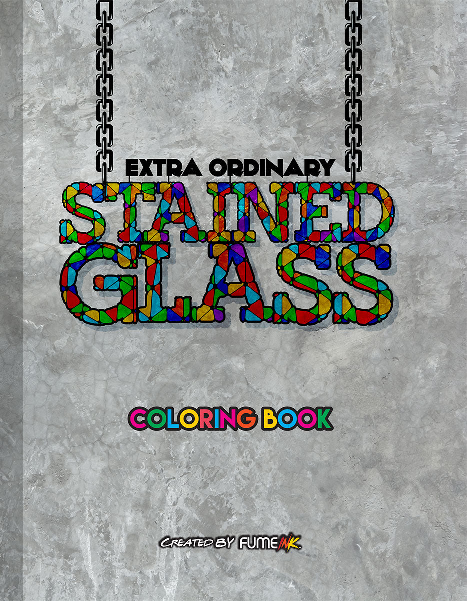 Extra-Ordinary Stained Glass Coloring Book