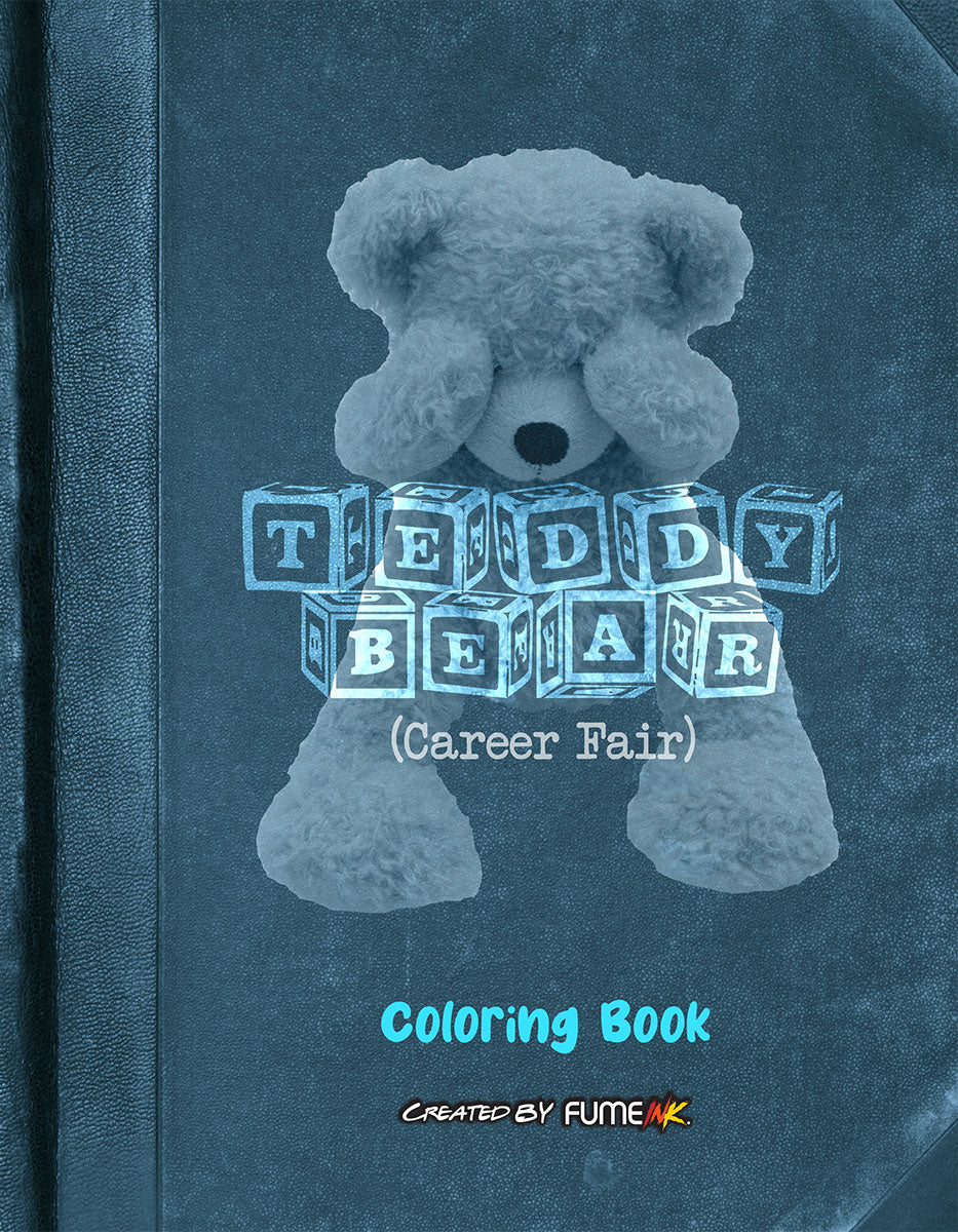 Teddy Bear Career Fair Coloring Book