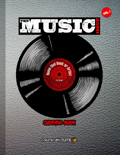 The Music Issue Vol. 1 Coloring Book