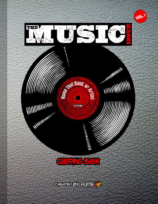 The Music Issue Vol. 1 Coloring Book
