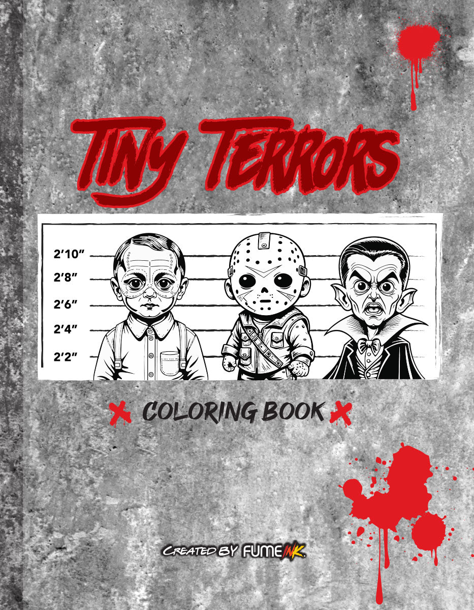 Tiny Terrors Coloring Book