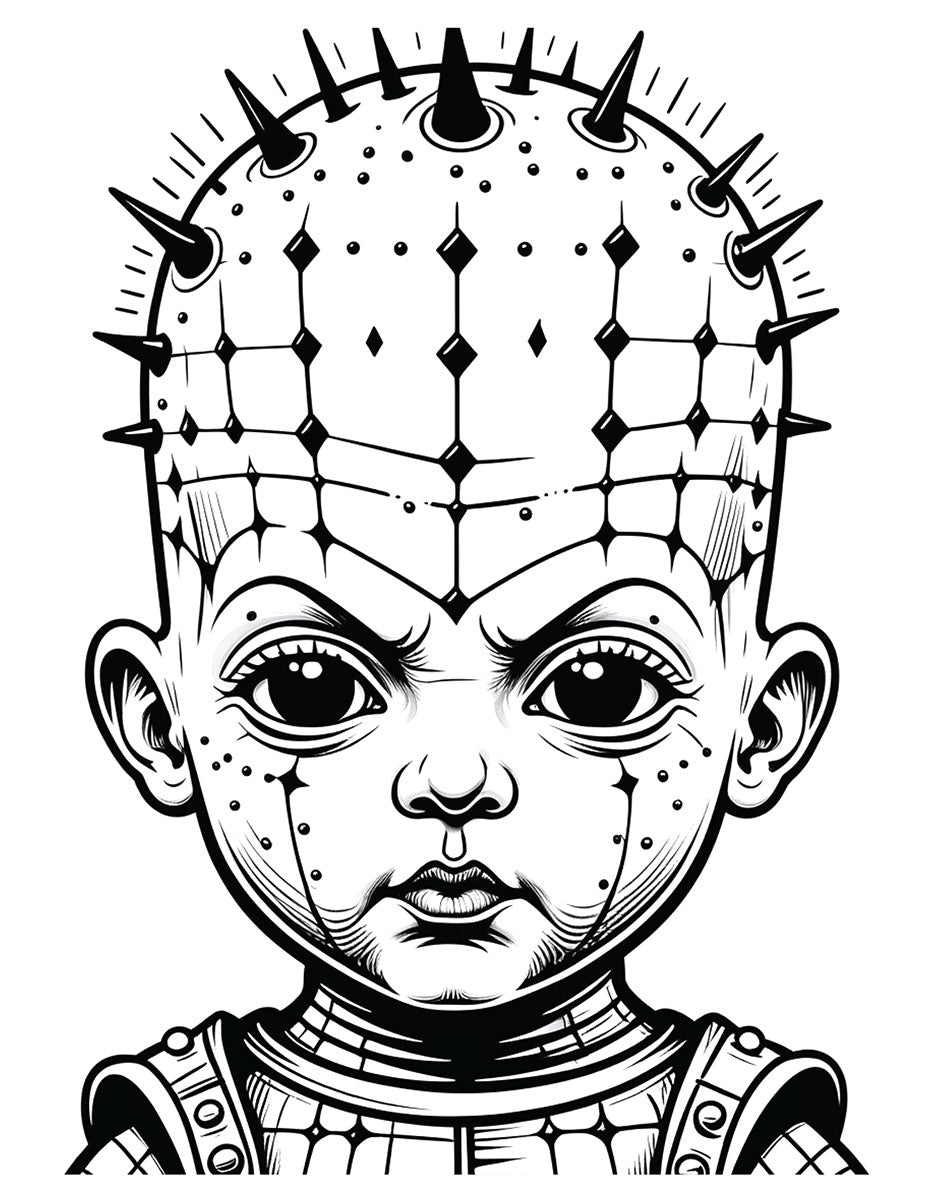 Tiny Terrors Coloring Book