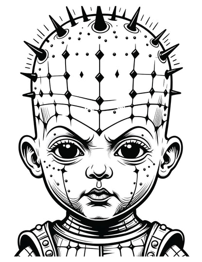 Tiny Terrors Coloring Book