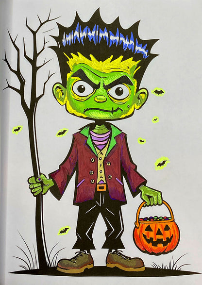 Trick or Treat Coloring Book