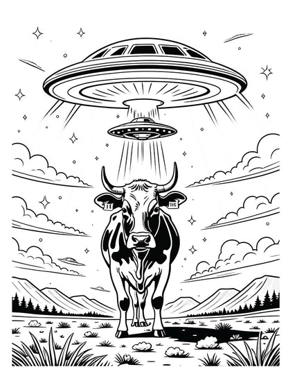 UFOh No! Coloring Book