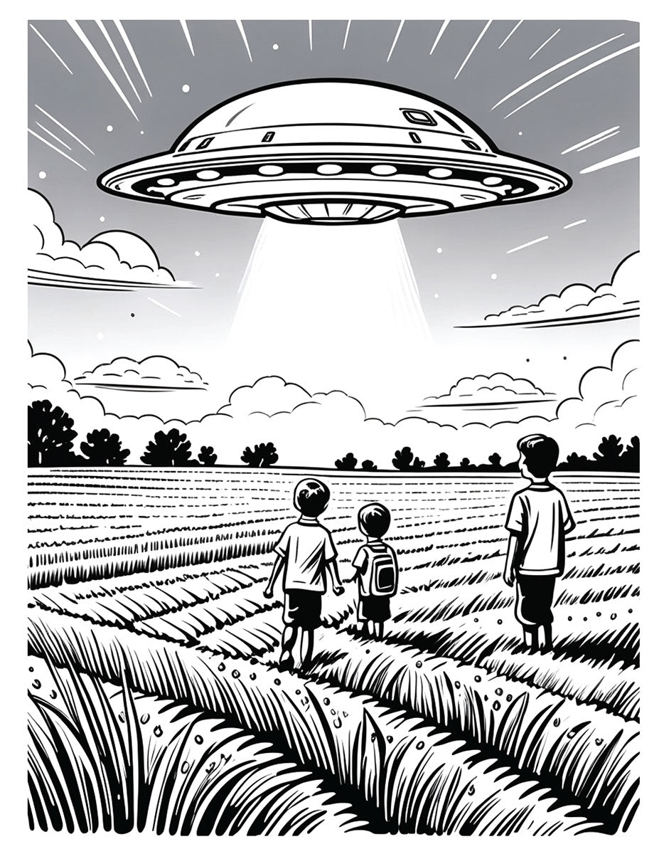 UFOh No! Coloring Book