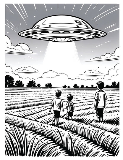 UFOh No! Coloring Book