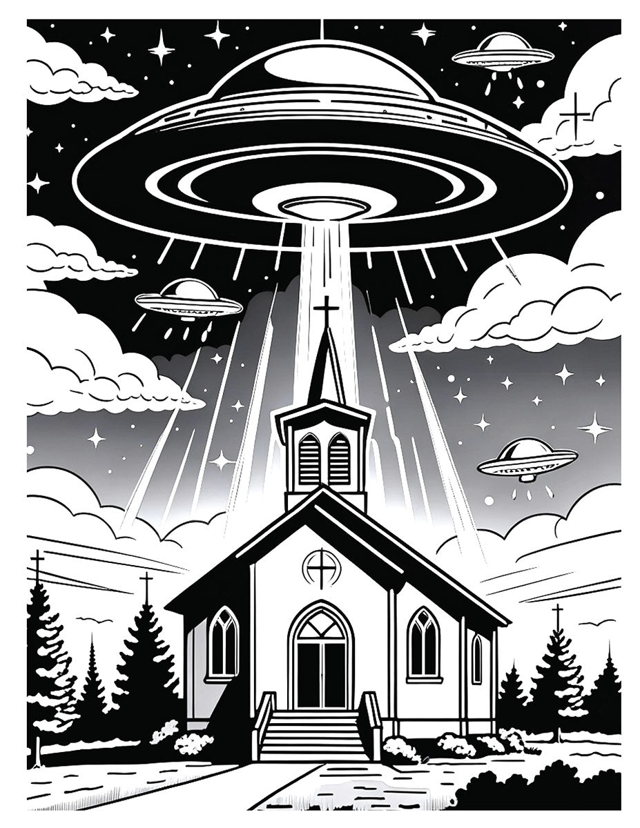 UFOh No! Coloring Book