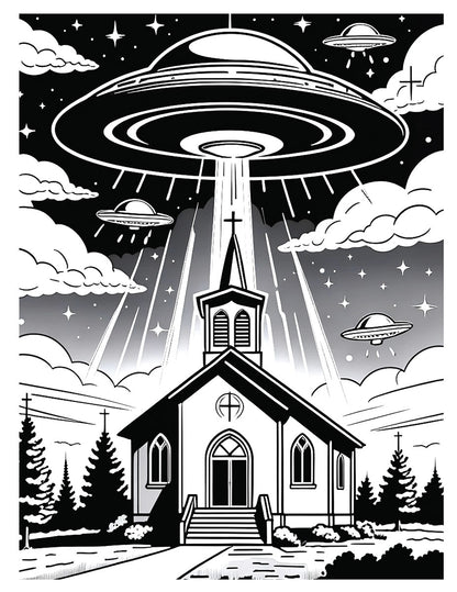 UFOh No! Coloring Book