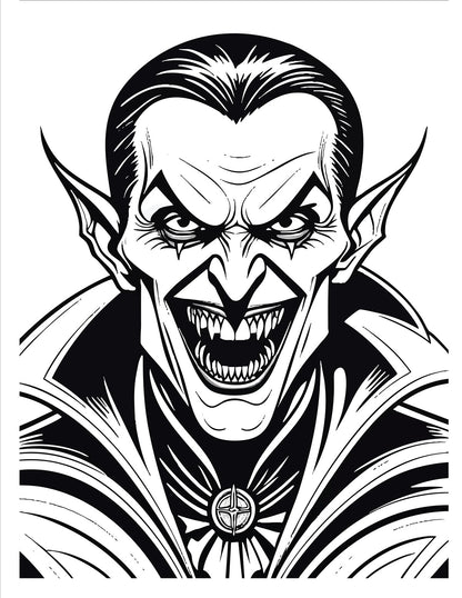Vampires Coloring Book