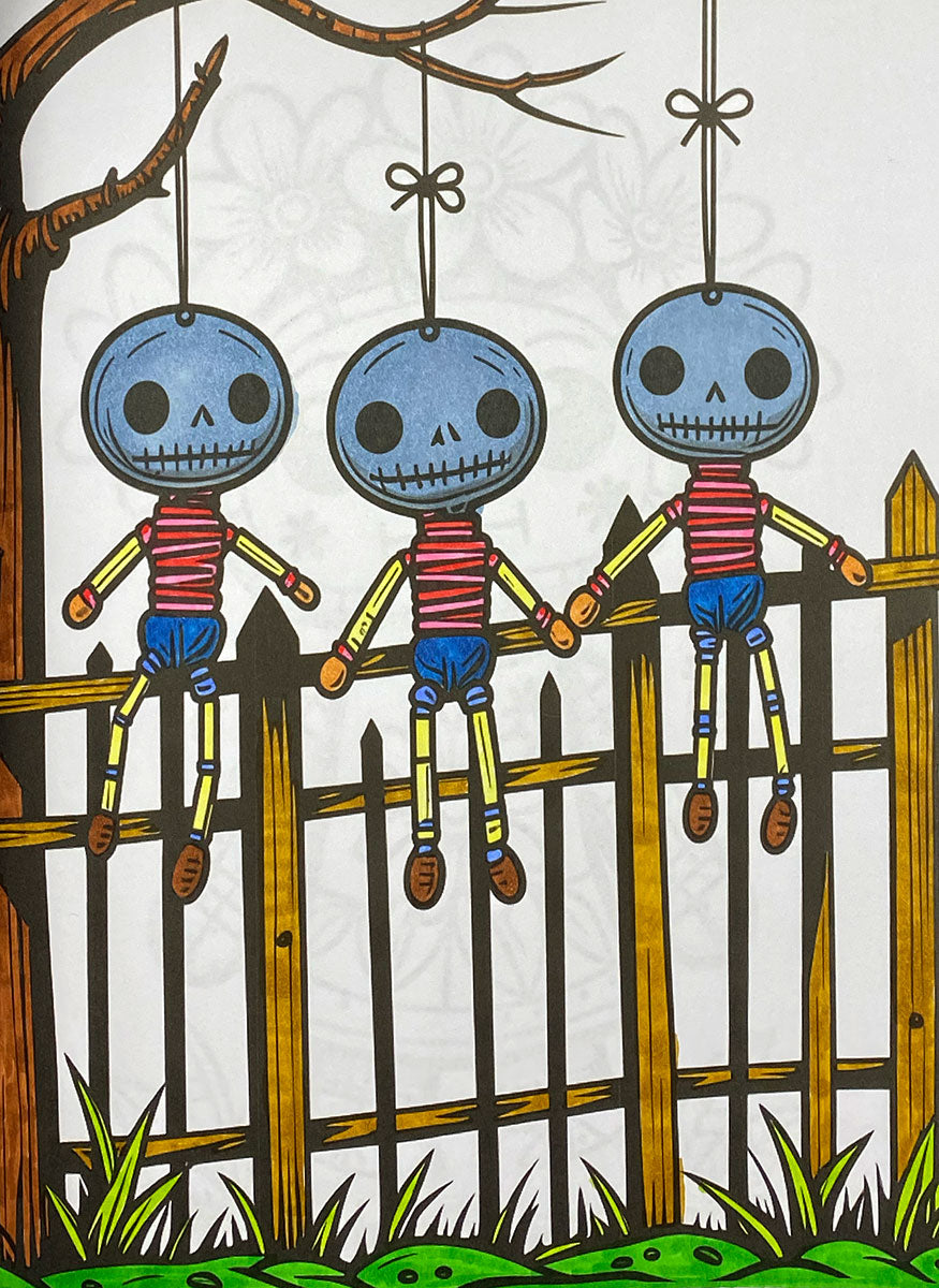 Voodoo Dolls Coloring Book