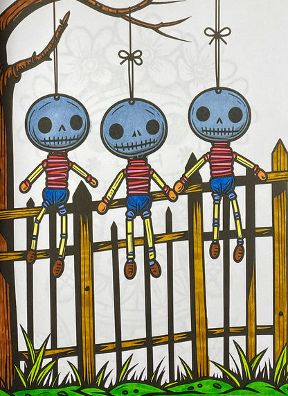 Voodoo Dolls Coloring Book