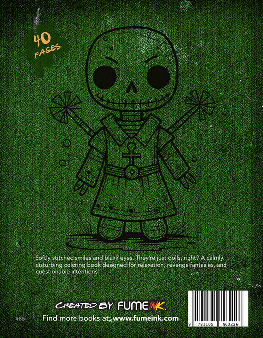 Voodoo Dolls Coloring Book