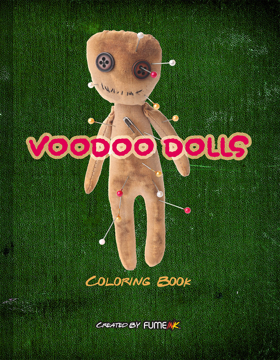 Voodoo Dolls Coloring Book