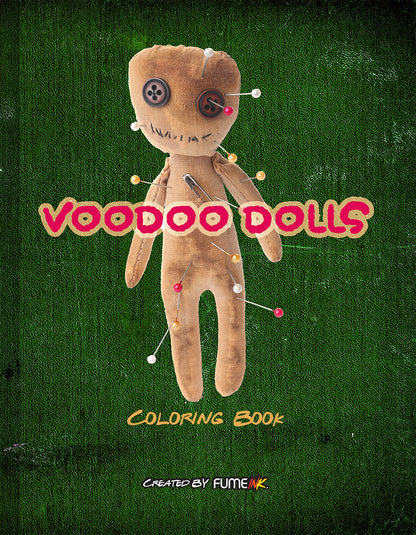 Voodoo Dolls Coloring Book