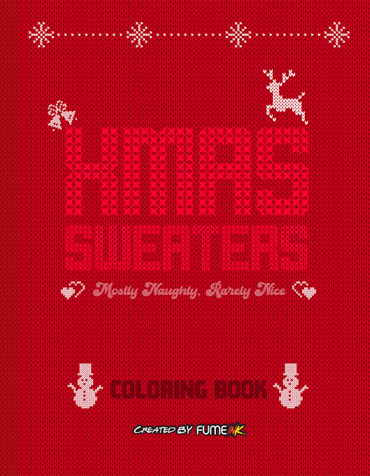 X-Mas Sweaters Coloring Book