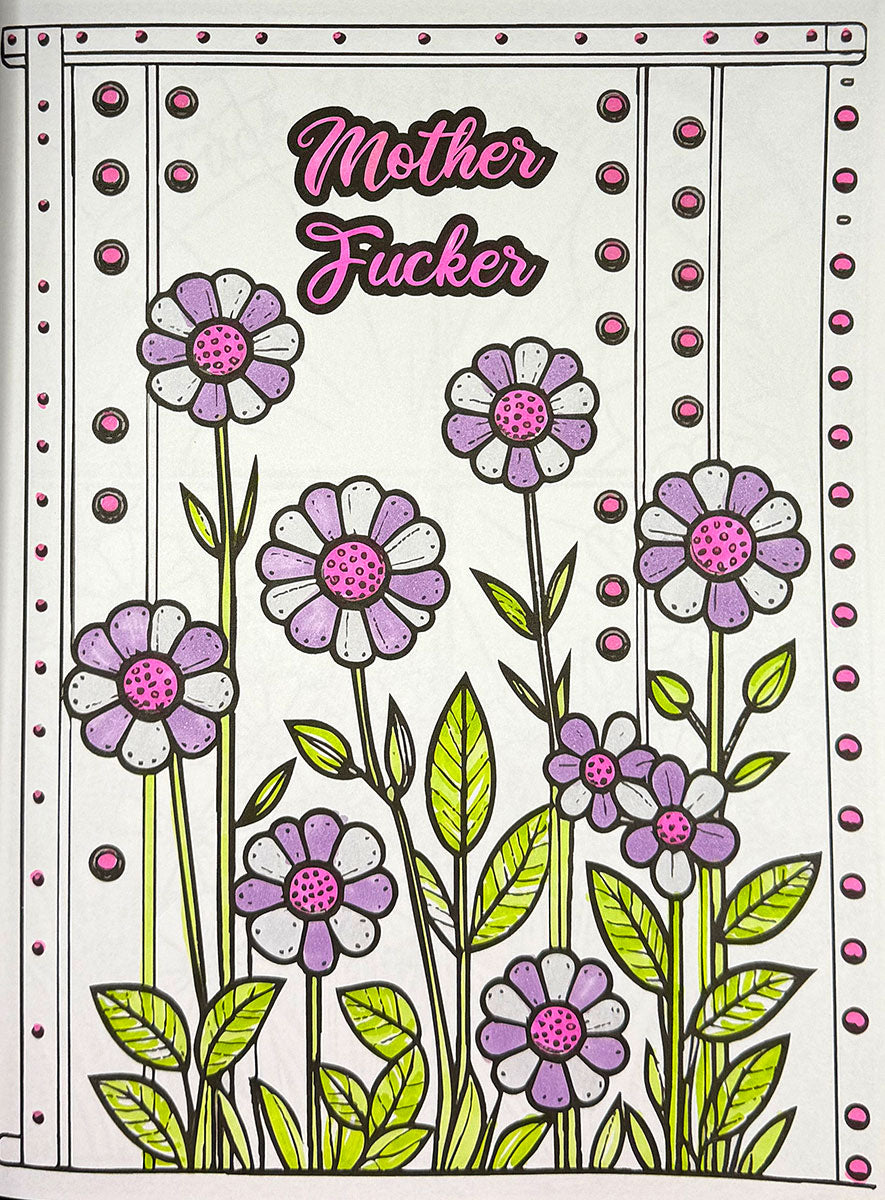 Zero Fucks Coloring Book