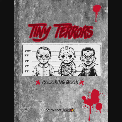 Tiny Terrors Coloring Book